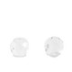 Cubic Zirconia beads 4mm Transparent